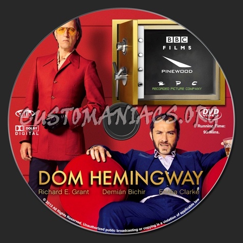 Dom Hemingway dvd label