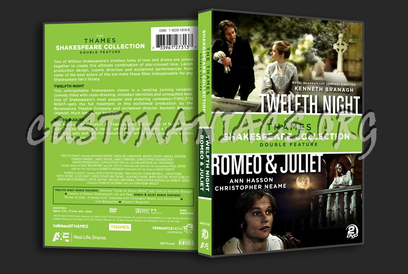 The Thames Shakespeare Collection: Twelfth Night / Romeo & Juliet dvd cover