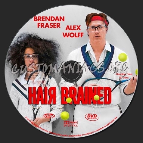 Hair Brained dvd label