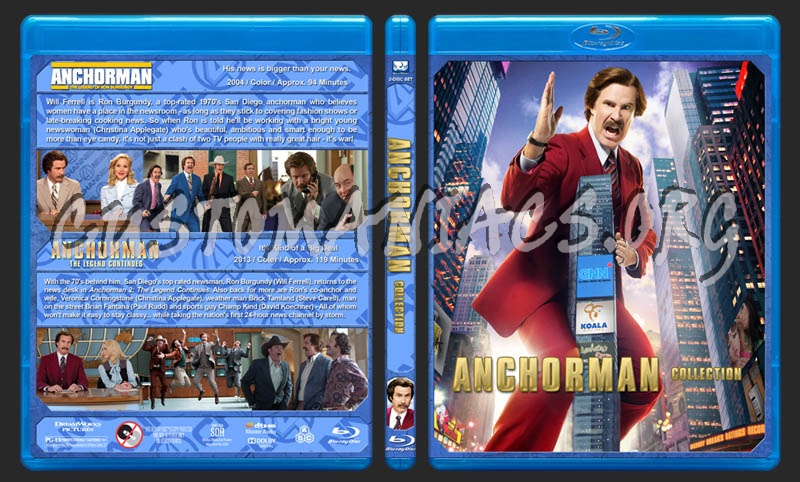 Anchorman Collection blu-ray cover