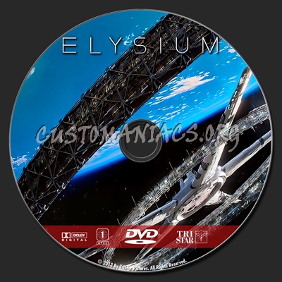 Elysium dvd label