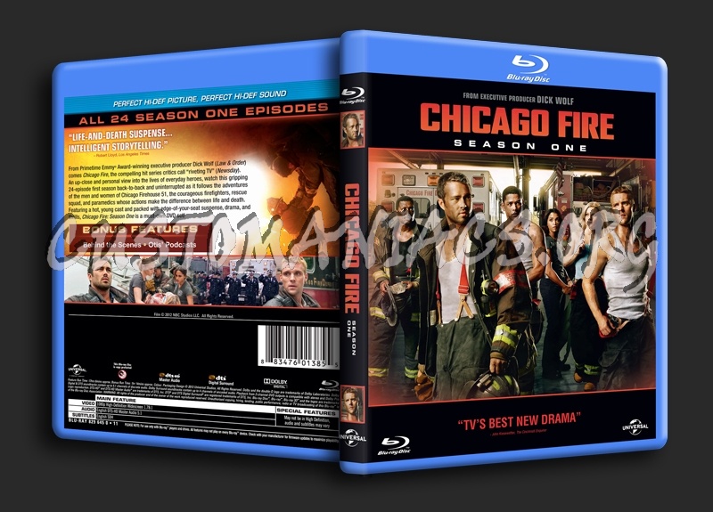 Chicago Fire Season 1 blu-ray cover - DVD Covers & Labels ...