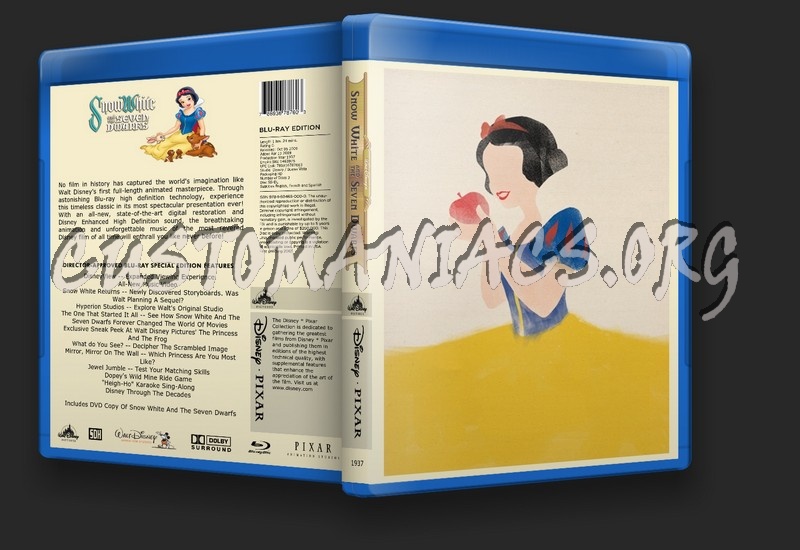 Snow White & the seven dwarfs blu-ray cover