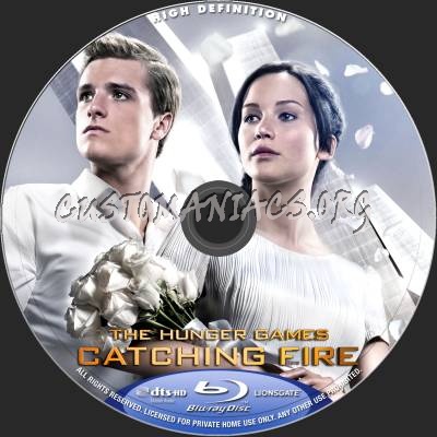 The Hunger Games - Catching Fire blu-ray label