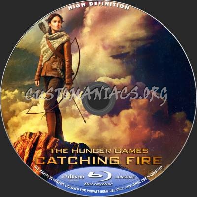 The Hunger Games - Catching Fire blu-ray label