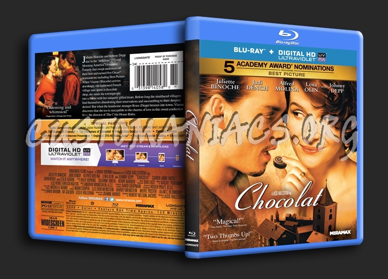 Chocolat blu-ray cover