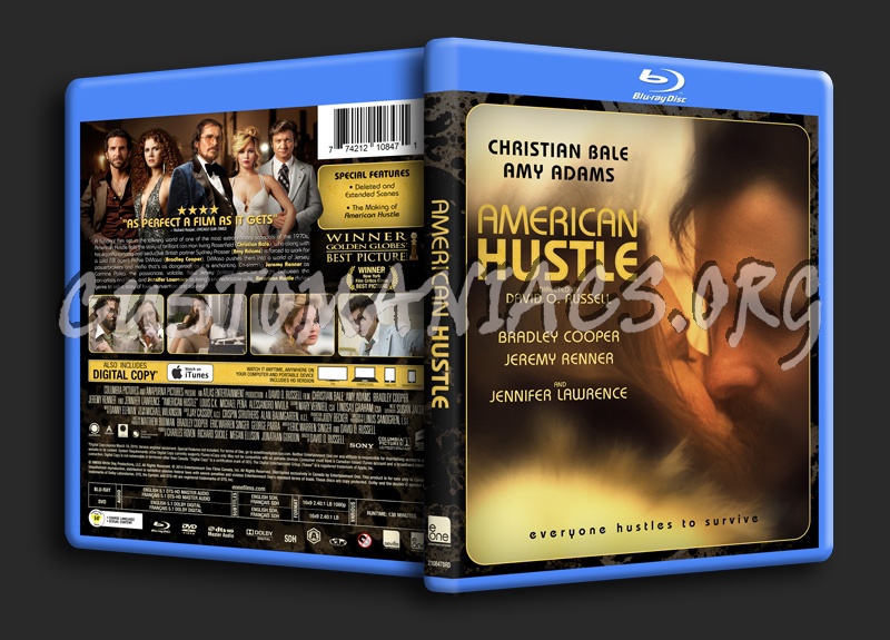 American Hustle blu-ray cover