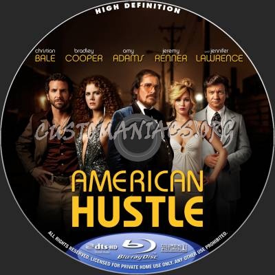 American Hustle blu-ray label