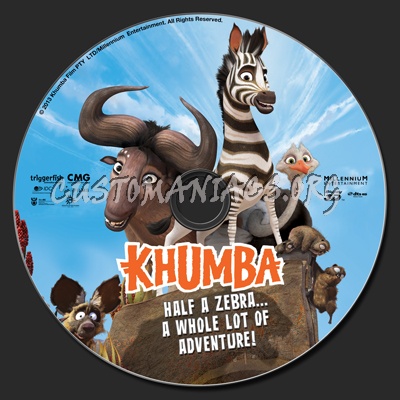 Khumba blu-ray label