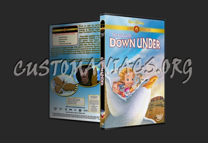 The Rescuers down under dvd cover