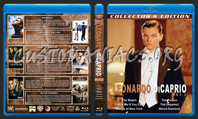 Leonardo DiCaprio Collection - Set 2 blu-ray cover