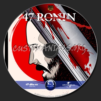 47 Ronin blu-ray label