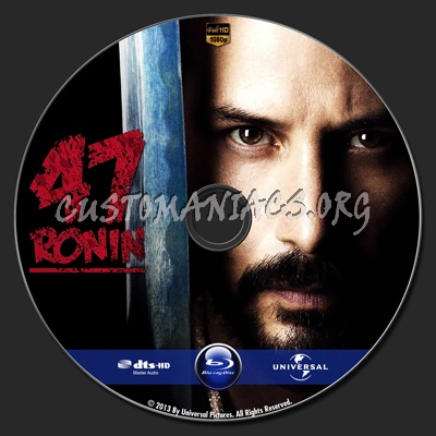 47 Ronin blu-ray label