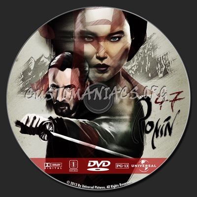 47 Ronin dvd label