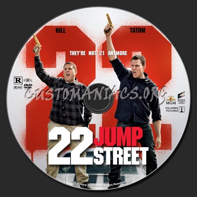 22 Jump Street dvd label