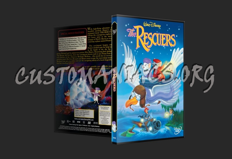 The Rescuers (1977) dvd cover