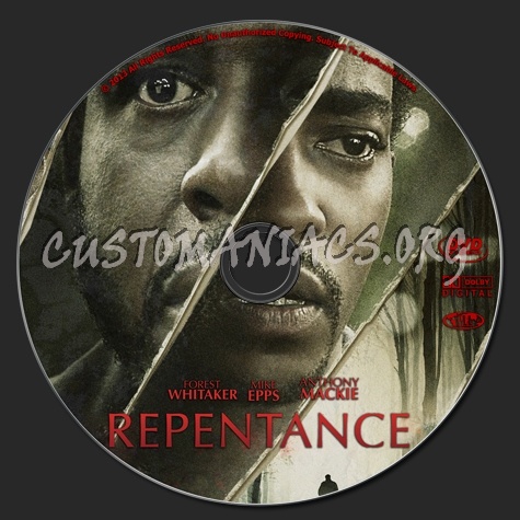 Repentance dvd label