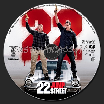 22 Jump Street dvd label