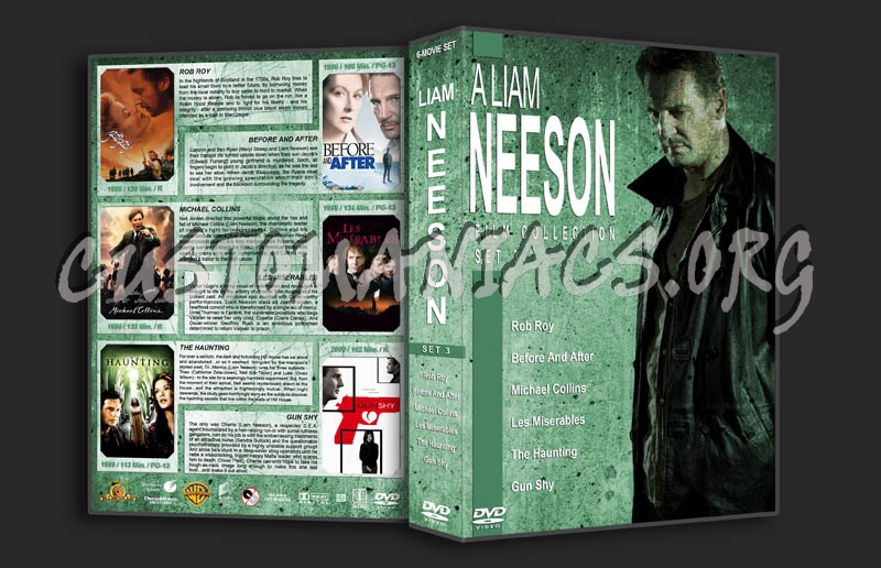 A Liam Neeson Collection - Set 3 dvd cover