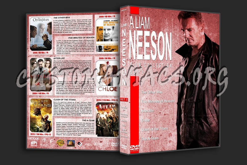 A Liam Neeson Collection - Set 5 dvd cover