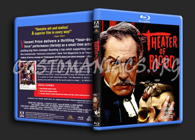 Theater of Blood blu-ray cover