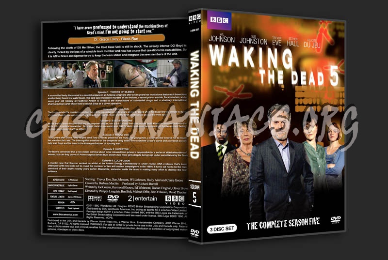 Waking the Dead - Seasons 1-8 dvd cover