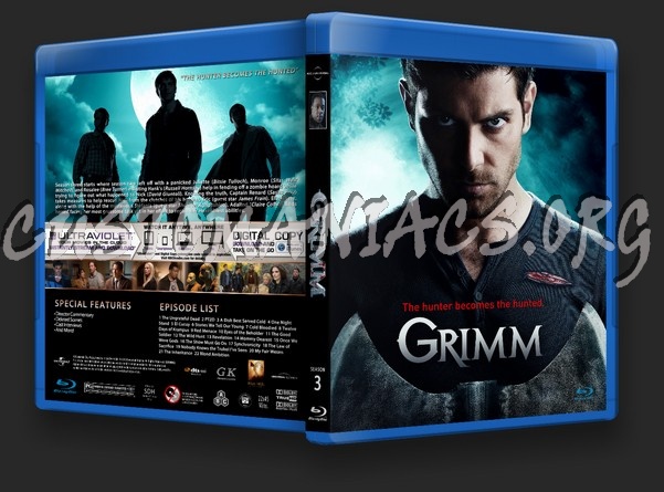 Grimm Season 3 blu-ray cover