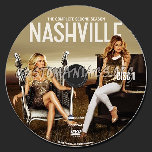 Nashville - Season 2 dvd label