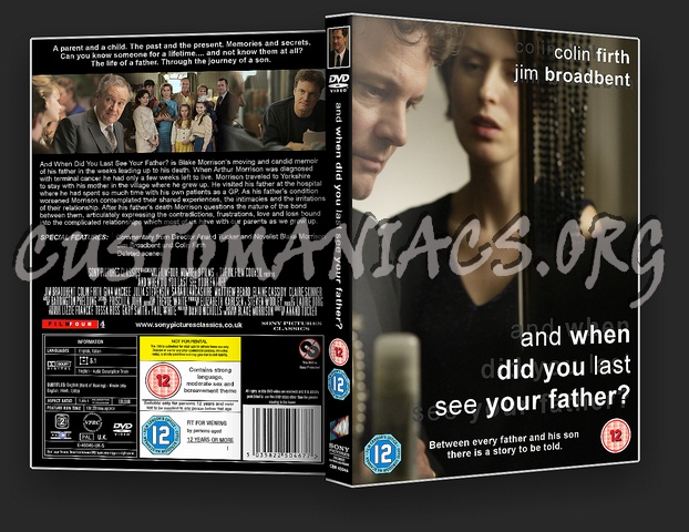 And When Did You Last See Your Father dvd cover