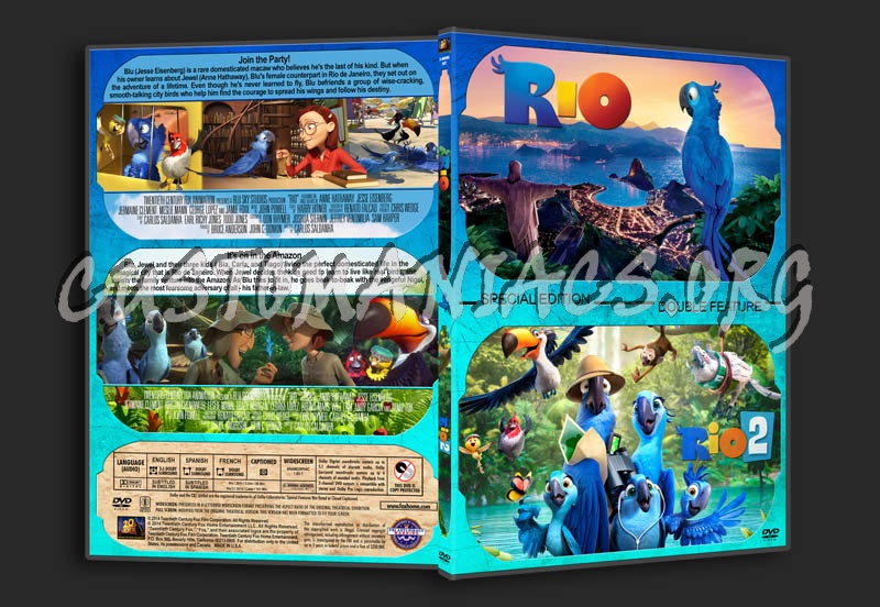 Rio Rio 2 Double Feature Dvd Covers Labels By Customaniacs Id 78 Free Download Highres