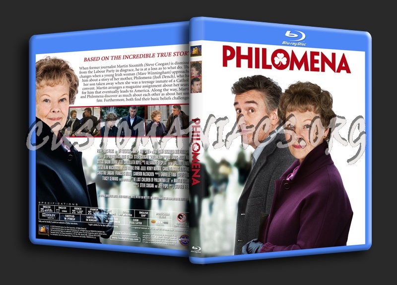 Philomena blu-ray cover