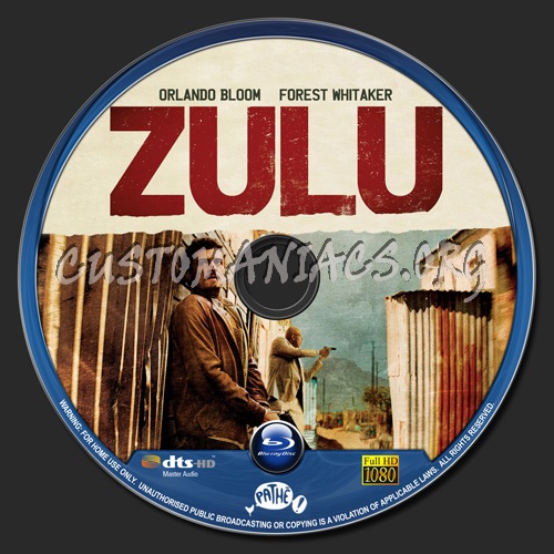 Zulu blu-ray label