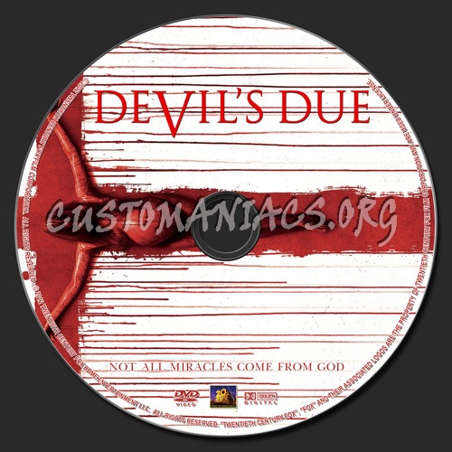 Devil's Due dvd label