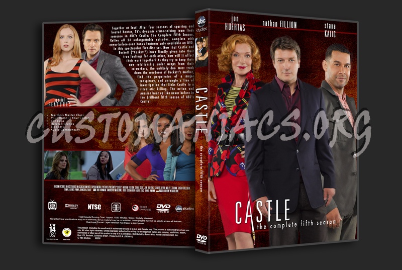 Castle Season 5 dvd cover