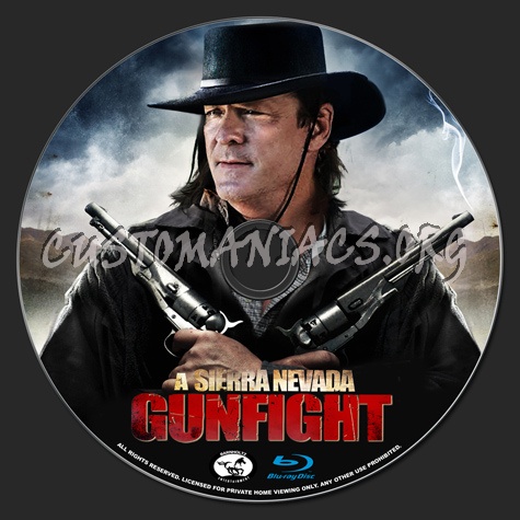 A Sierra Nevada Gunfight blu-ray label