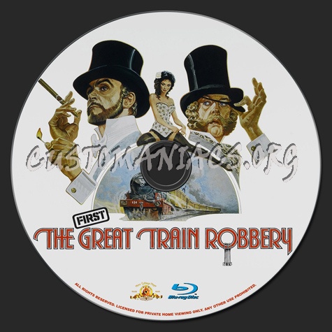 The Great Train Robbery blu-ray label