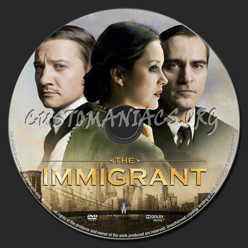 The Immigrant dvd label