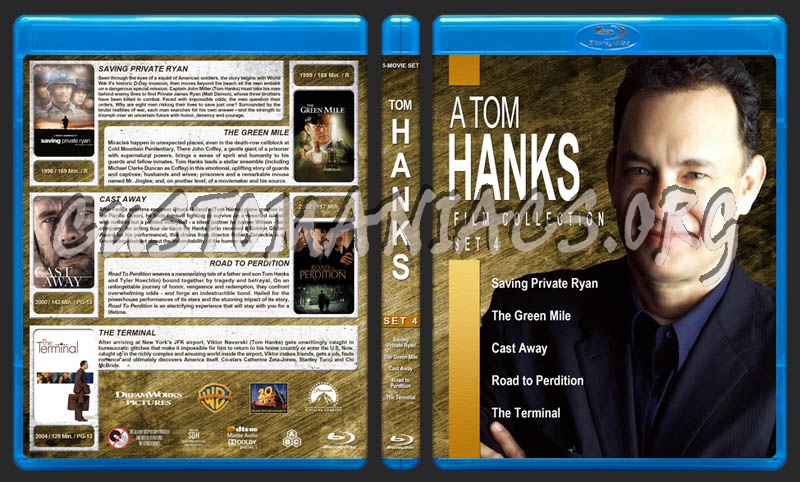 Tom Hanks Film Collection - Set 4 blu-ray cover