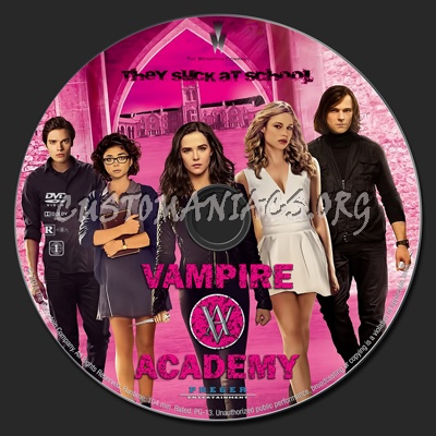 Vampire Academy dvd label