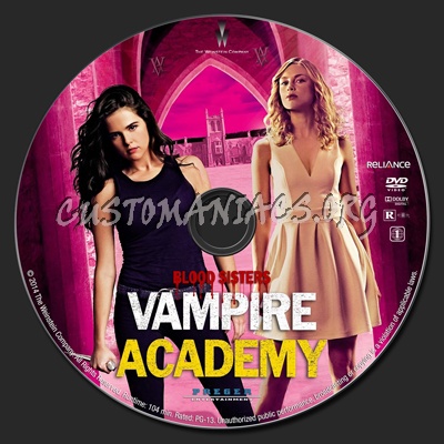 Vampire Academy dvd label