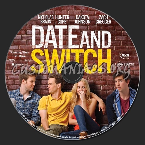 Date and Switch dvd label