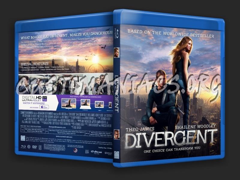 Divergent blu-ray cover