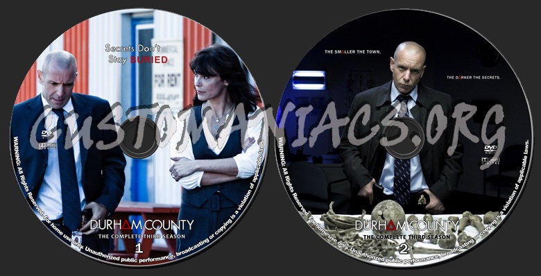 Durham County - Season 3 dvd label