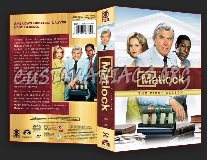 Matlock Season 1 dvd cover DVD Covers & Labels by Customaniacs, id