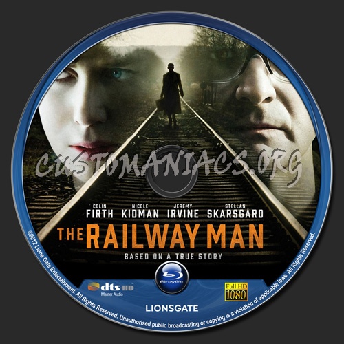 The Railway Man blu-ray label