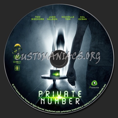 Private Number dvd label