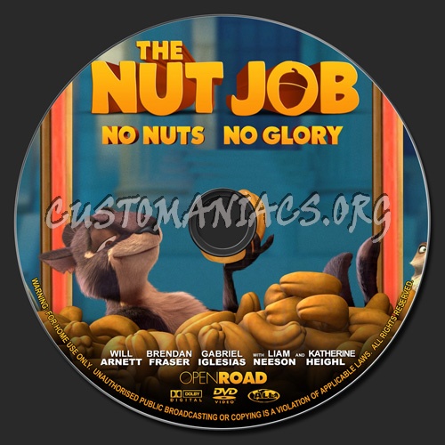 The Nut Job dvd label