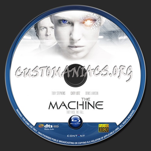 The Machine blu-ray label