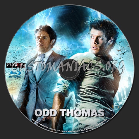 Odd Thomas blu-ray label