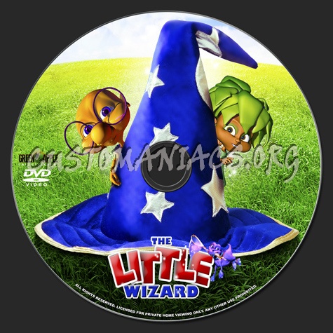 The Little Wizard dvd label